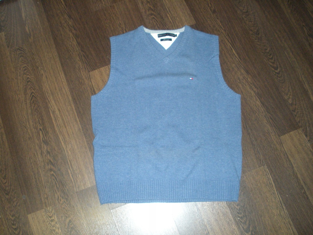 TOMMY HILFIGER KAMIZELKA PREMIUM LAMBSWOOL M