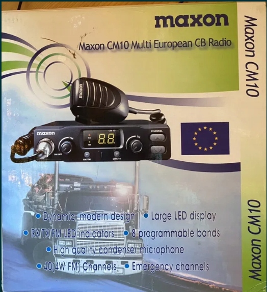 Cb radio Maxon SCM105 + antena President