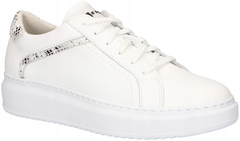 Sneakersy Nessi 20694 Biały Białe Biel White r. 37