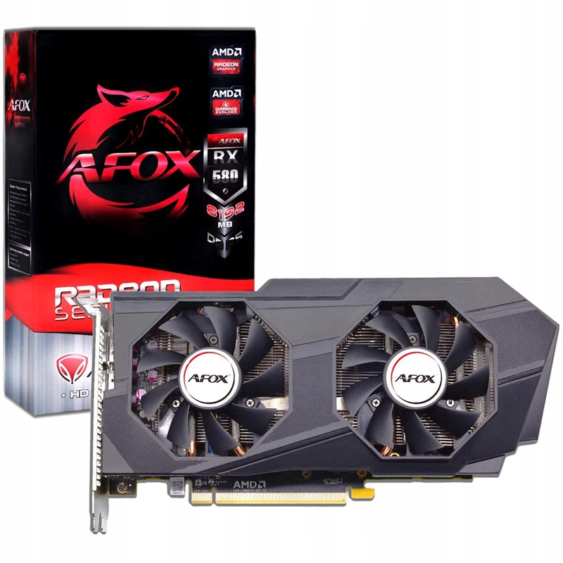 Купить Видеокарта Afox Radeon RX 580 8 ГБ GDDR5: отзывы, фото, характеристики в интерне-магазине Aredi.ru