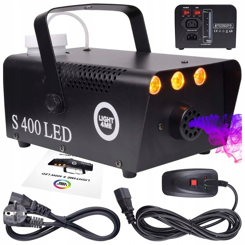 LIGHT4ME S 400W LED MKII wytwornica dymu + płyn