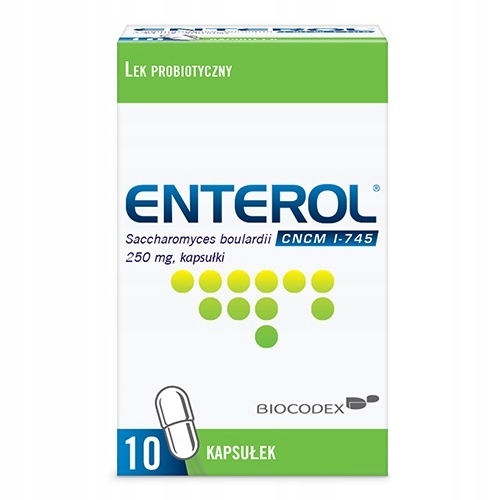 Enterol 250 mg, 10 kapsułek