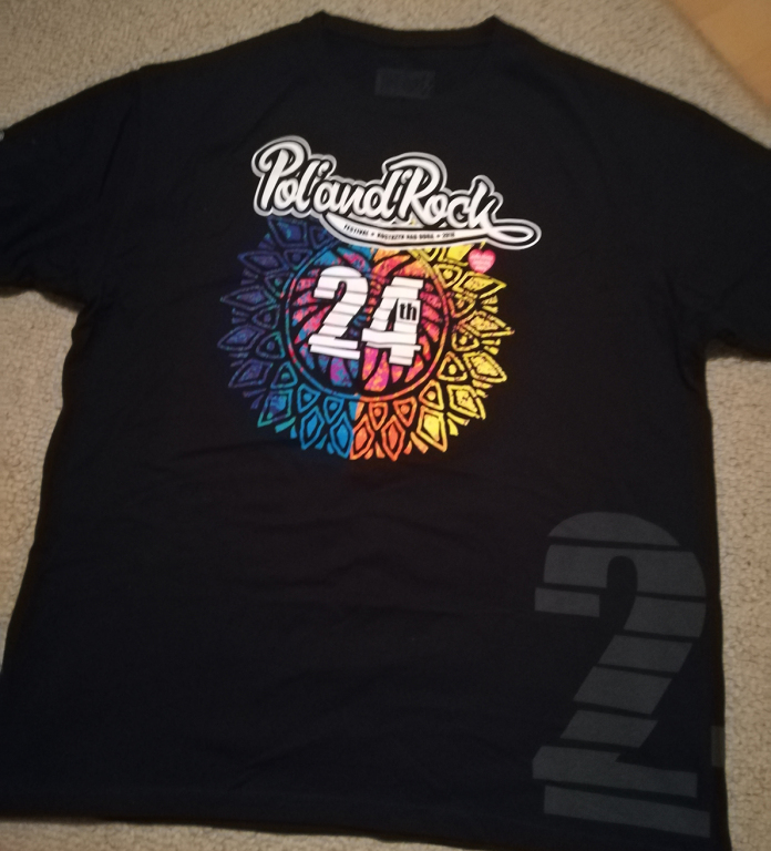 Oryginalny t-shirt 24. Pol'and'Rock - męski - XL