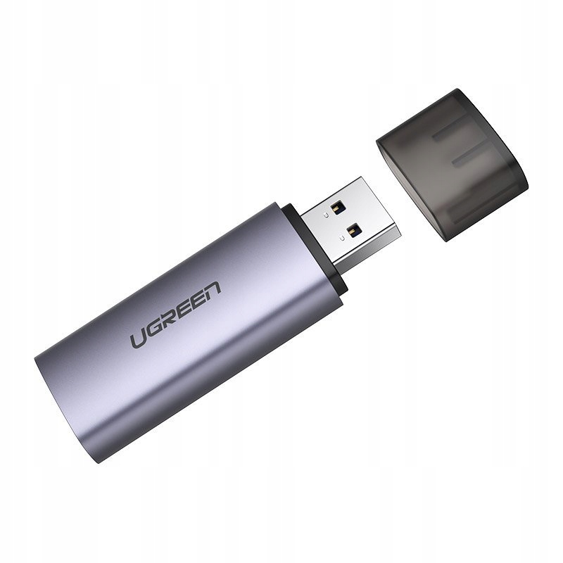 Ugreen CM216 adapter SD/TF USB 3.0 (szary)