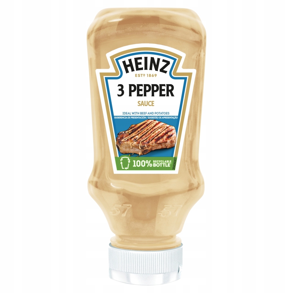 Sos pieprzowy Heinz 3 rodzaje pieprzu 220ml