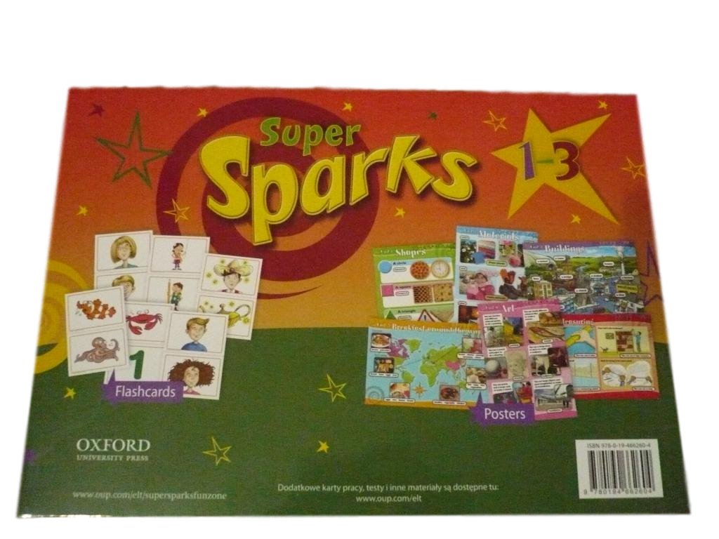 GOLD SUPER Sparks 1 2 3 zestaw NAUCZYCIELA