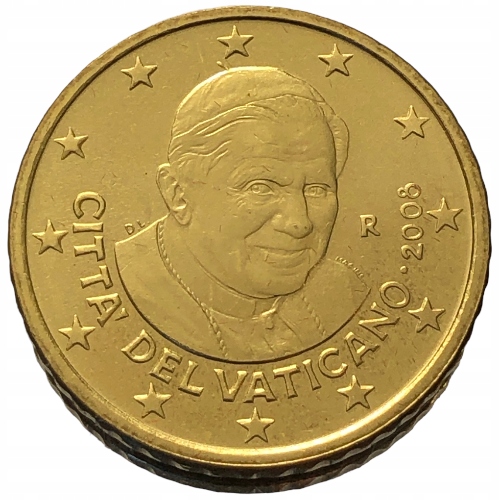 49066. Watykan - 50 eurocentów - 2008r.