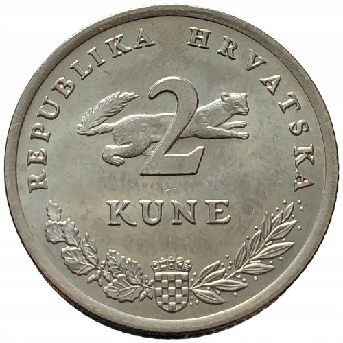 46596. Chorwacja, 2 kuny, 1993r.