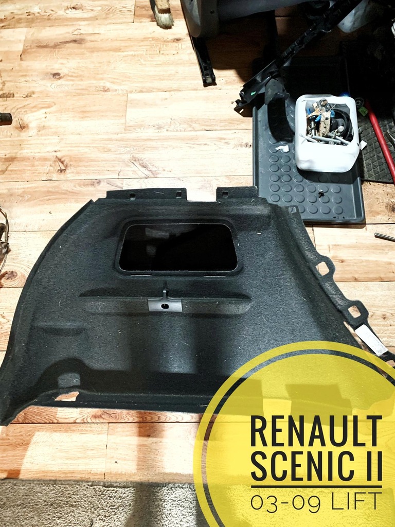 panel osłona boczek bagażnika Renault SCENIC II
