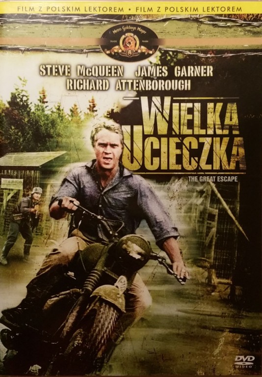 DVD "Wielka ucieczka" Steve McQueen, James Garner