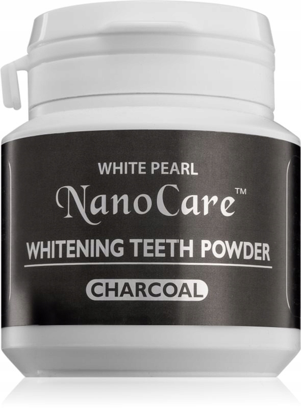 White Pearl NanoCare puder wybielający do zębów z węglem aktywnym