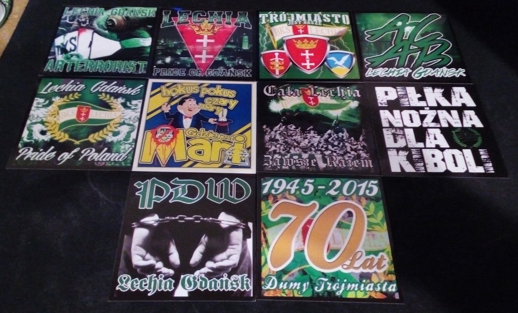 Vlepki Wlepki Lechia Gdansk Mix Slask Stomil 7314452104 Oficjalne Archiwum Allegro