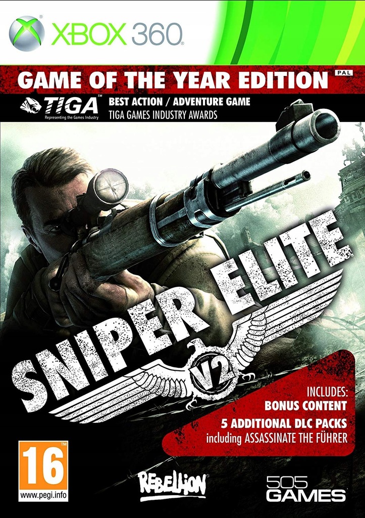 Sniper Elite V2 Goty Xbox 360 Game Of The Year 8374671712 Oficjalne Archiwum Allegro