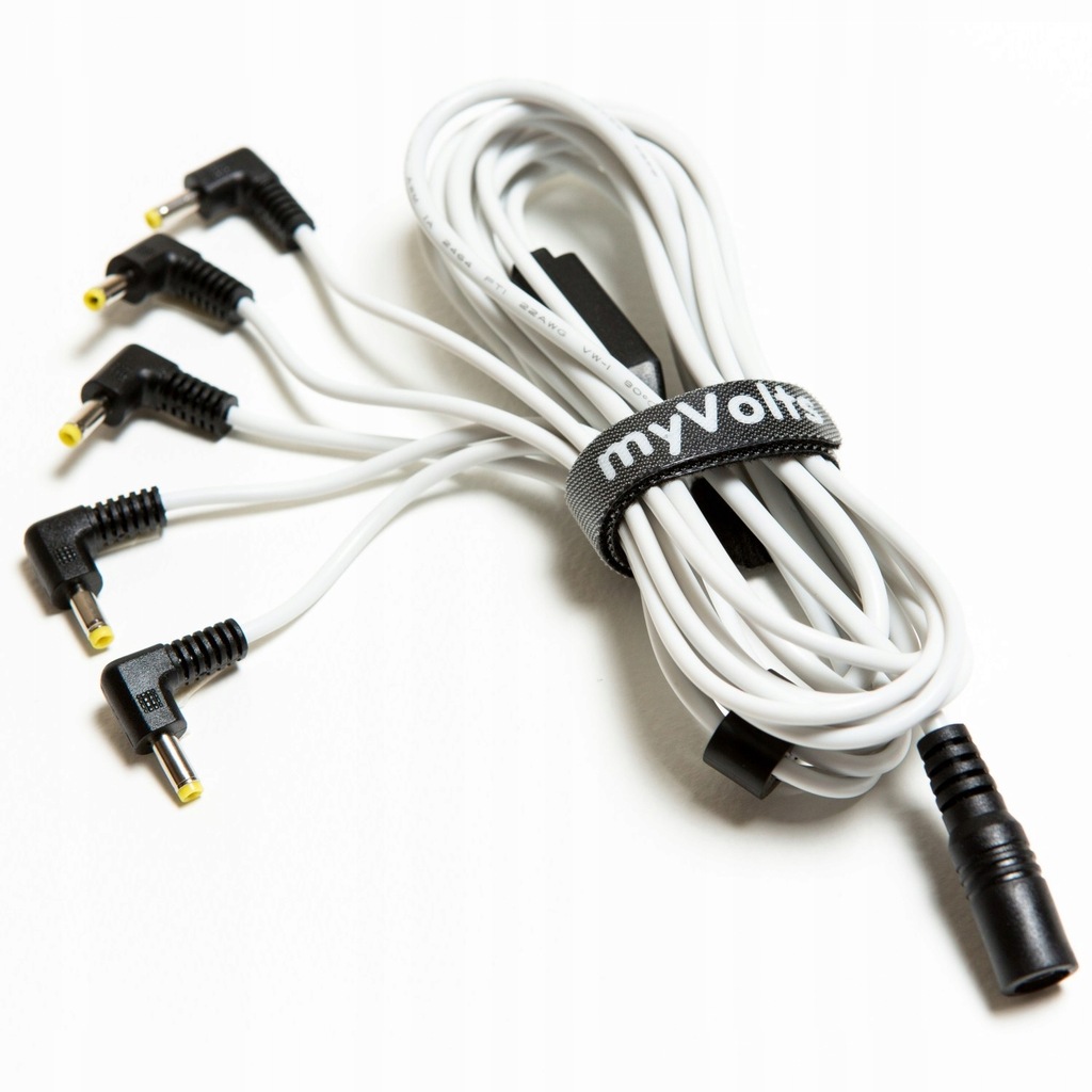 Kabel USB-DC + biały rozdzielacz na 5 Korg Volca