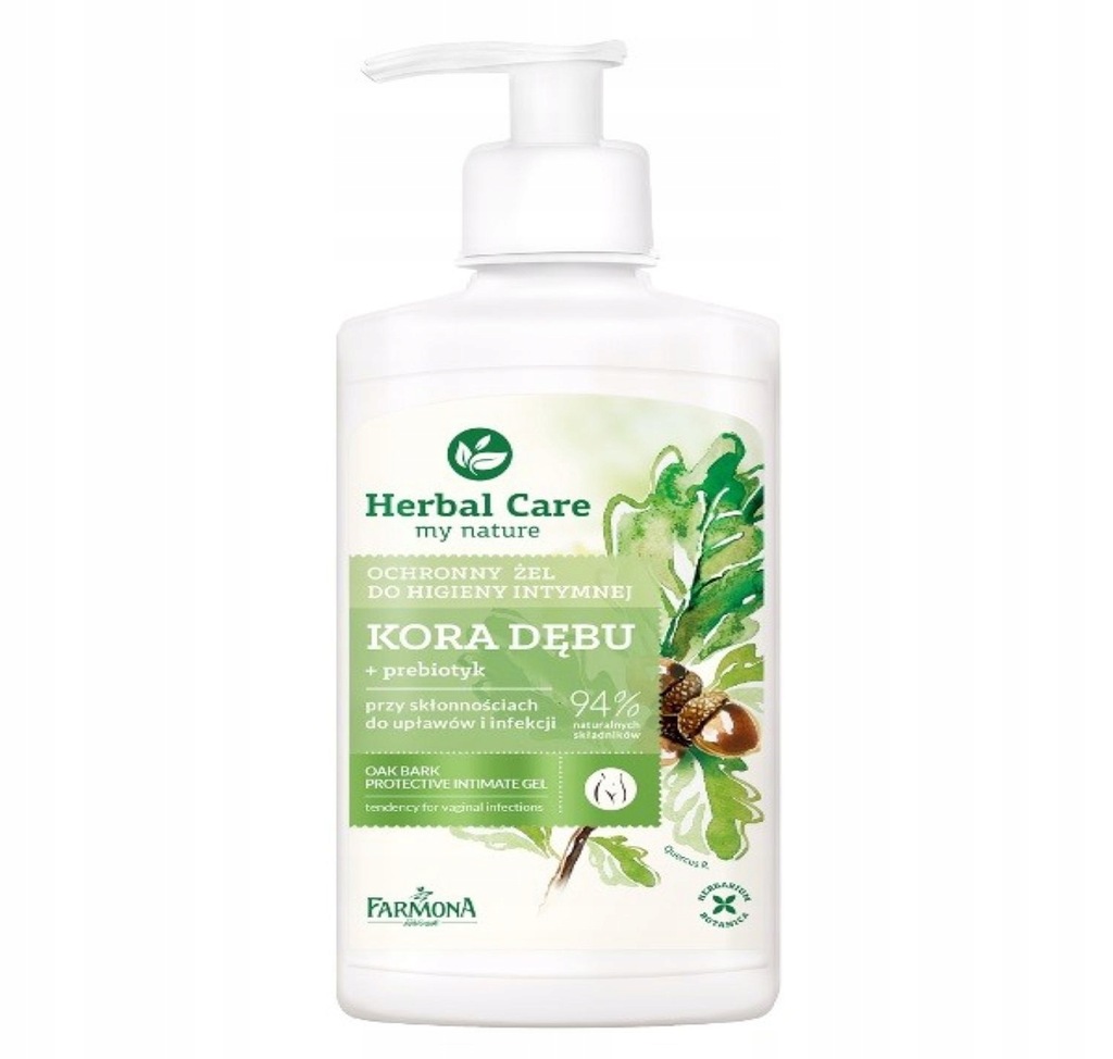 FARMONA HERBAL CARE ŻEL DO HIGIENY INTYMNEJ OCHRONNY KORA DĘBU 330ML