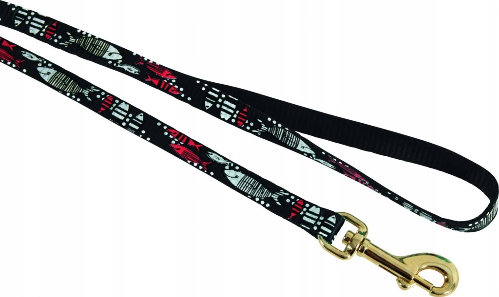 ZOLUX Smycz nylonowa dla kota SARDINE 1 m kol. czarny