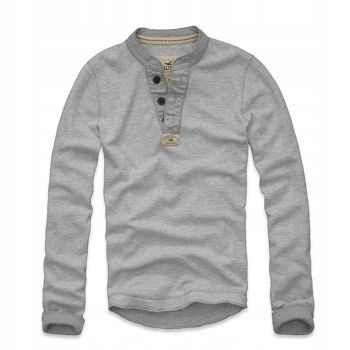 HOLLISTER - KOSZULKA HENLEY___SUPER STAN_____M