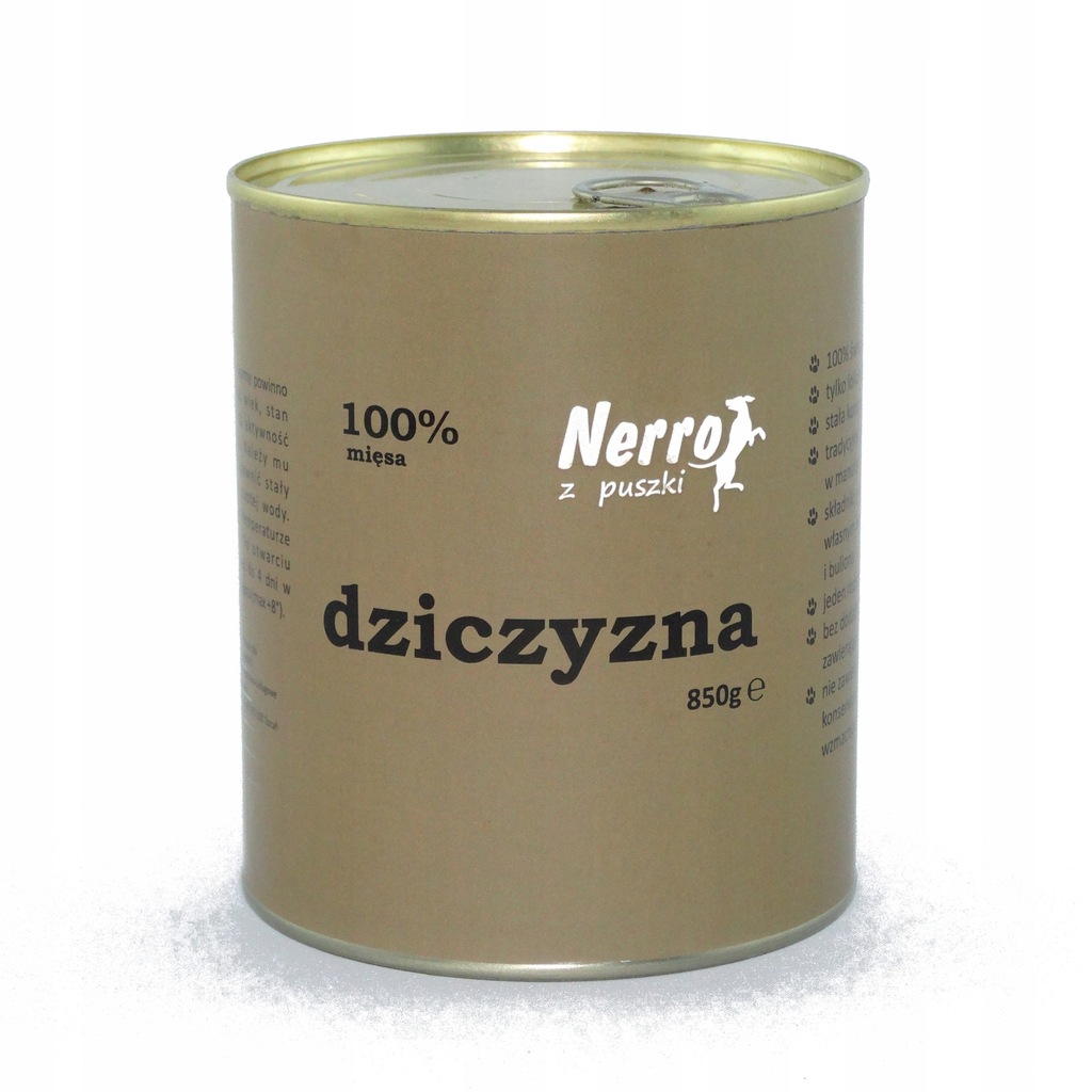 NERRO dziczyzna 100% mięsa 850g