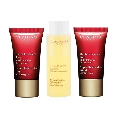 Clarins SUPER RESTORATIVE DAY krem 15ml+ NOC 15ml+