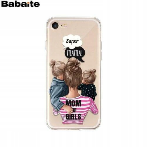 24h SUPER MAMA MOM OF GIRLS ETUI NA TELEFON iPhone
