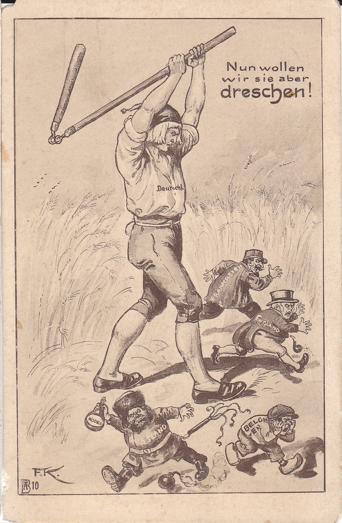 KARYKATURA PROPAGANDA - CESARSTWO NIEMCY