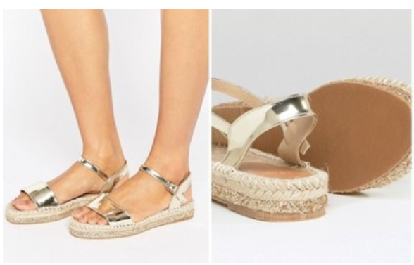 ASOS CUDOWNE ESPADRYLE SANDAŁY EU 39