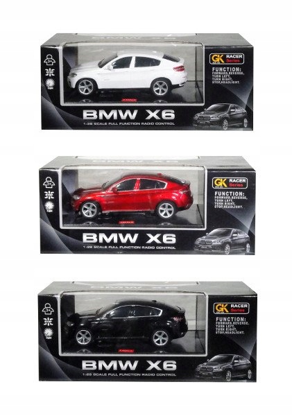 Auto BMW X6 CZERWONY sterowane pilotem