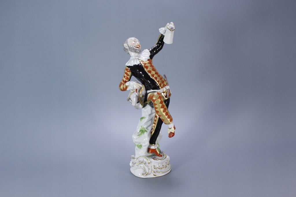 FIGURA MIŚNIA COMMEDIA DELL'ARTE Harlekin 1934 rok