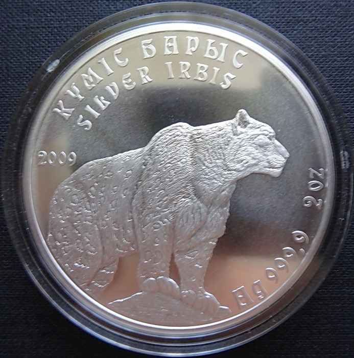 Kazachstan - Irbis 2009 - 2 oz Ag 999