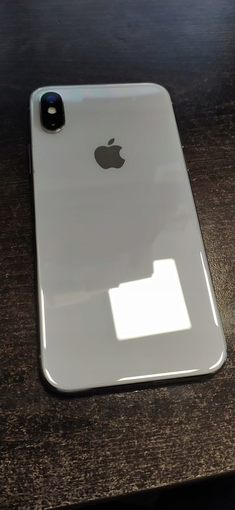 Smartfon Apple iPhone X 256 GB srebrny