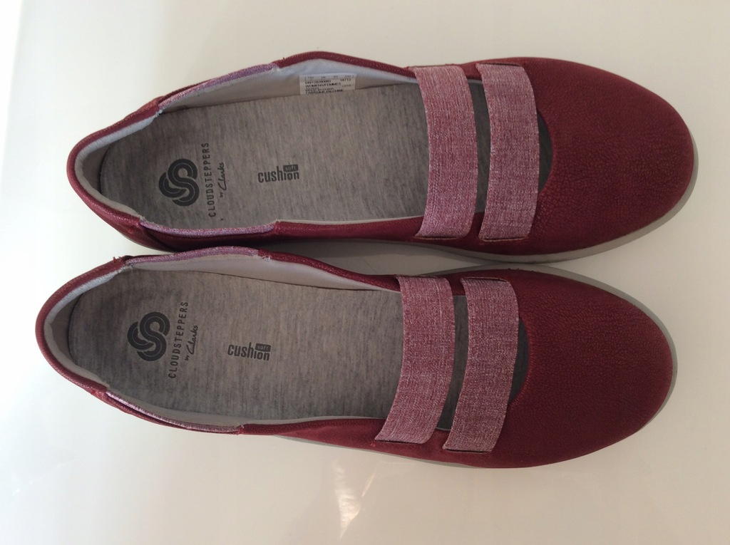 clarks 39 / 40 buty damskie soft red