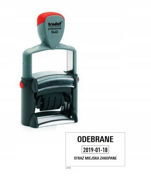 Pieczątka z datownikiem TRODAT 5440 ISO