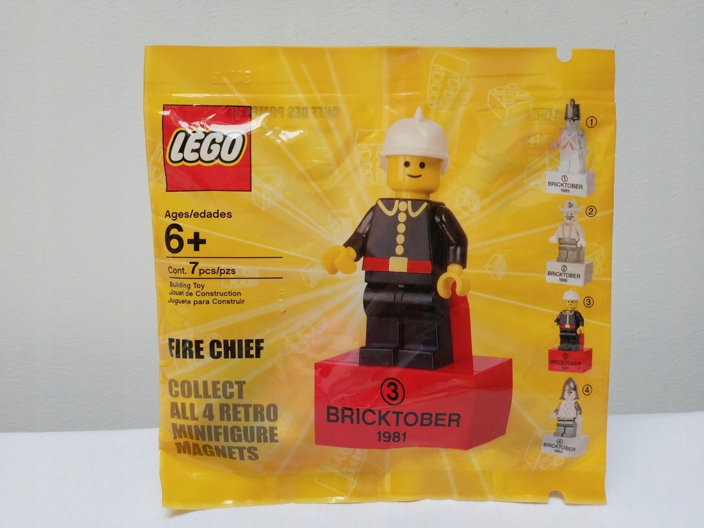 Lego System Town Strażak Bricktober Polybag MISB