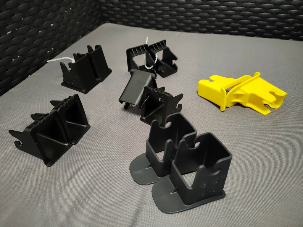 Nakładki Isofix uniwersalne prowadnice osłony 2szt