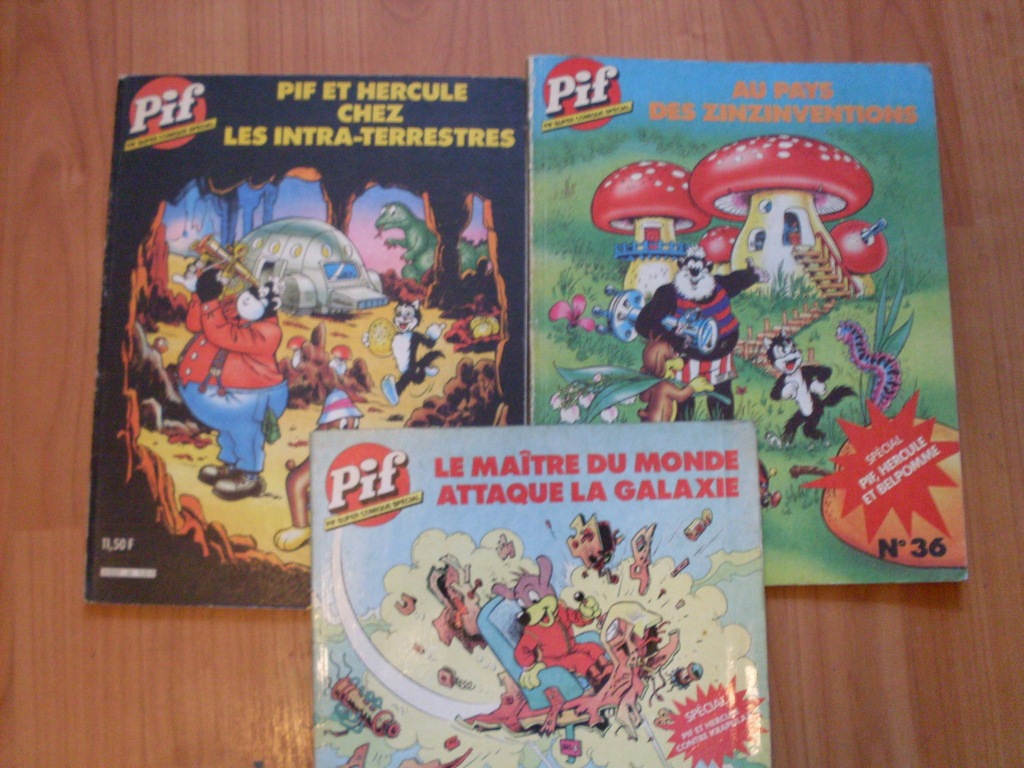 Komiks w języku francuskim Pif 3 egz,