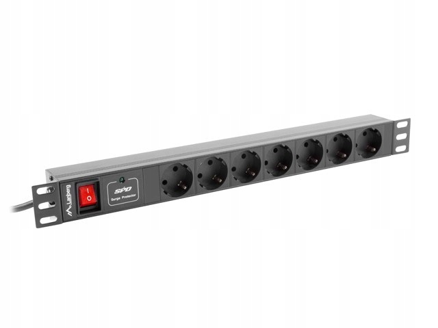 Listwa zasilająca Rack PDU 1U 7x Schuko 2m 10A