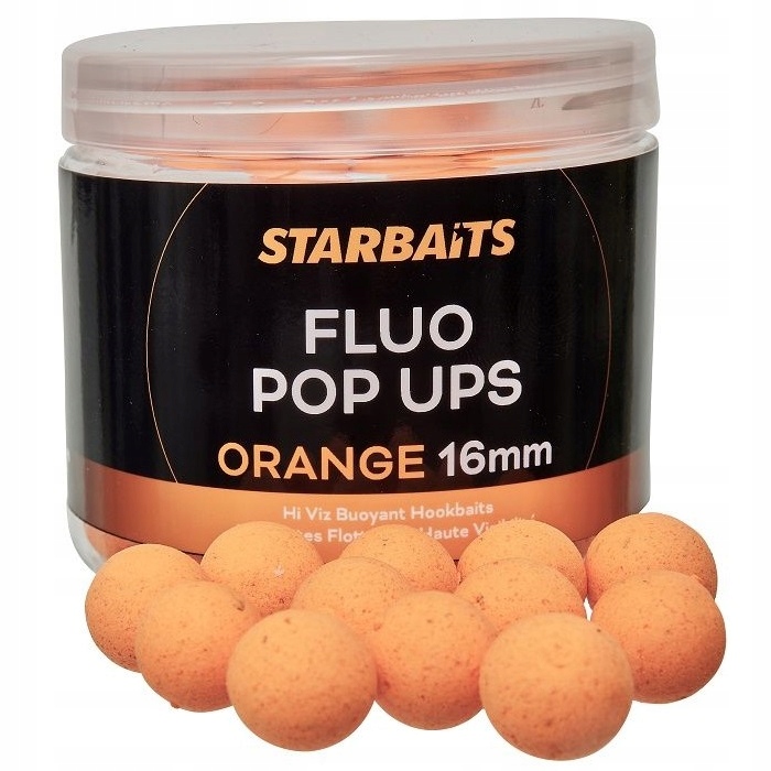 Pop-Up Orange Fluo 16mm 70g Starbaits