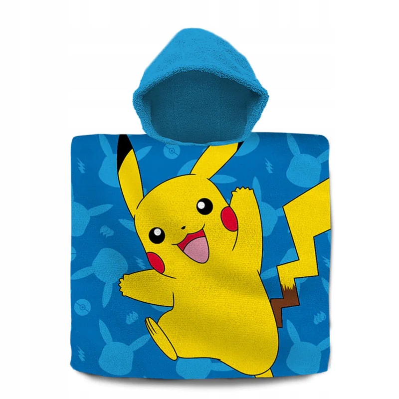 Pokemon poncho kąpielowe 120x60 cm