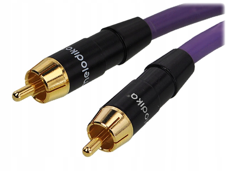 MELODIKA MDCX10 Kabel koaksjalny 1xRCA-RCA 1m