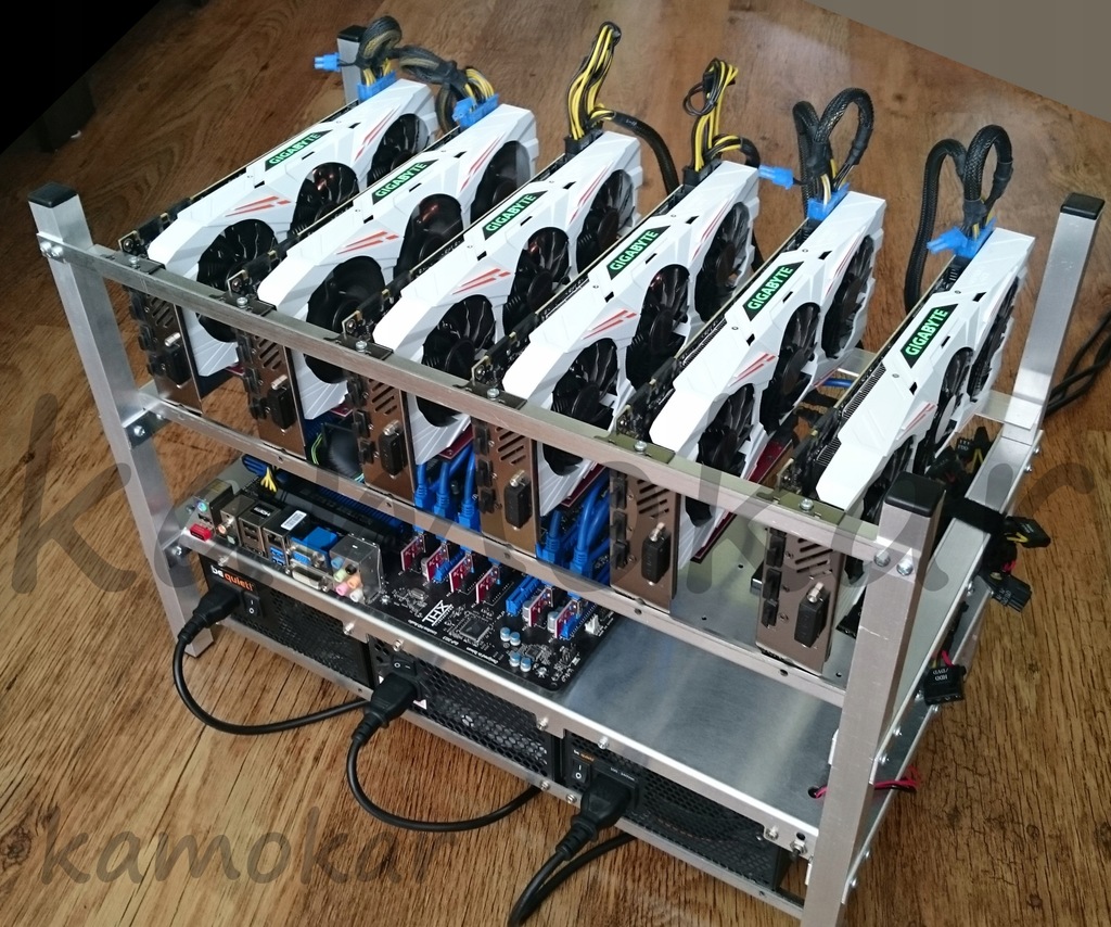 NOWA KOPARKA KRYPTOWALUT 6x RTX 3060Ti 8GB