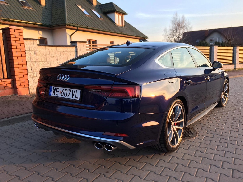 Audi S5 Sportback 2017 r. 7800 km przebiegu