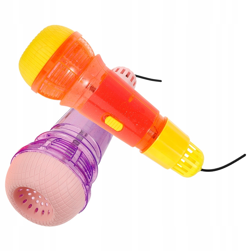 2PCS LIGHTWEIGHT ECHO MICROPHONE EARLY EDUCATION PLAYTHING MICROPHONE PLAYT