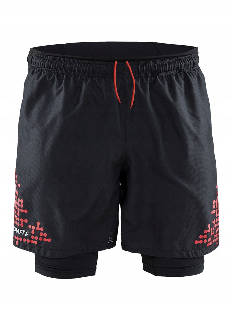 CRAFT spodenki męskie bieg Trail Shorts 2-IN-1 #M