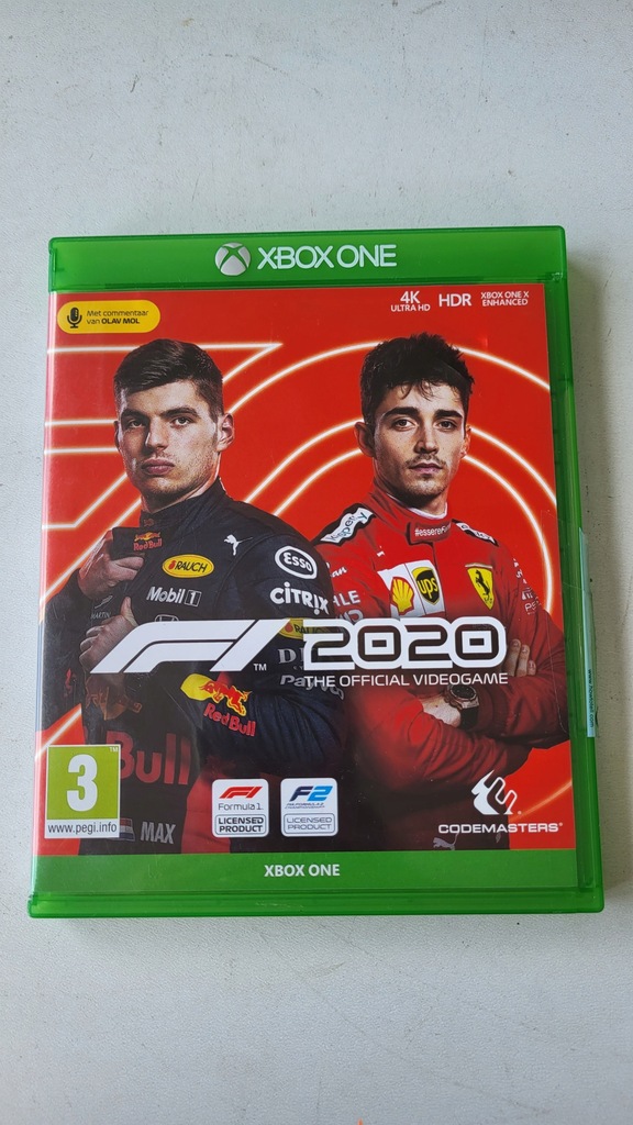 GRA XBOX ONE F1 2020 THE OFFICIAL VIDEOGAME W PUDEŁKU STAN DOBRY GWR