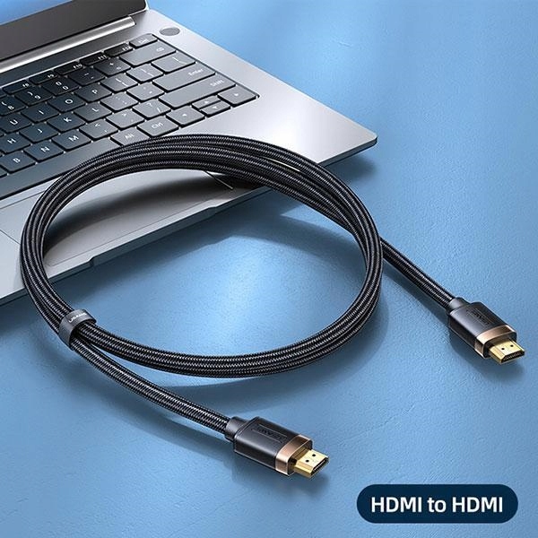 USAMS Kabel HDMI - HDMI 2.0 U74 3.0m czarny/black