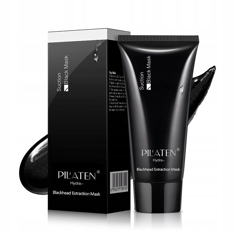 PILATEN BLACK MASK CZARNA MASKA DUŻA TUBA 60g