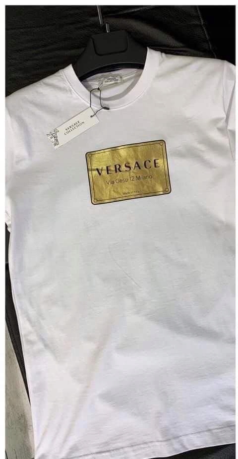 T-shirt Versace Logo Print koszulka XL