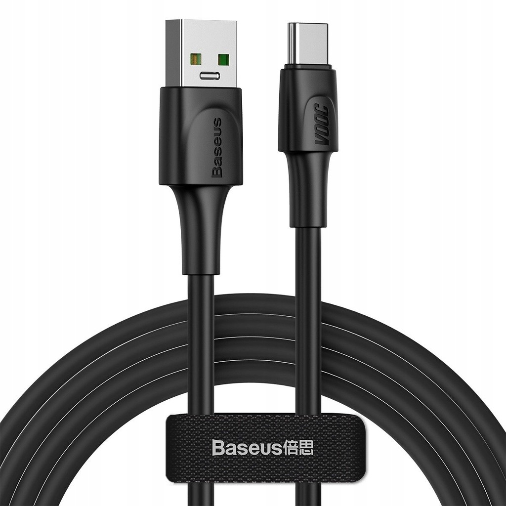 Kabel USB do USB-C Baseus 2m (czarny)