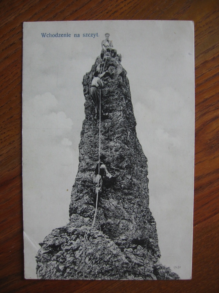 TATRY- WCHODZENIE NA SZCZYT-1910