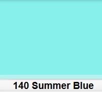 Lee 140 Summer Blue filtr barwny folia - 50x60 cm